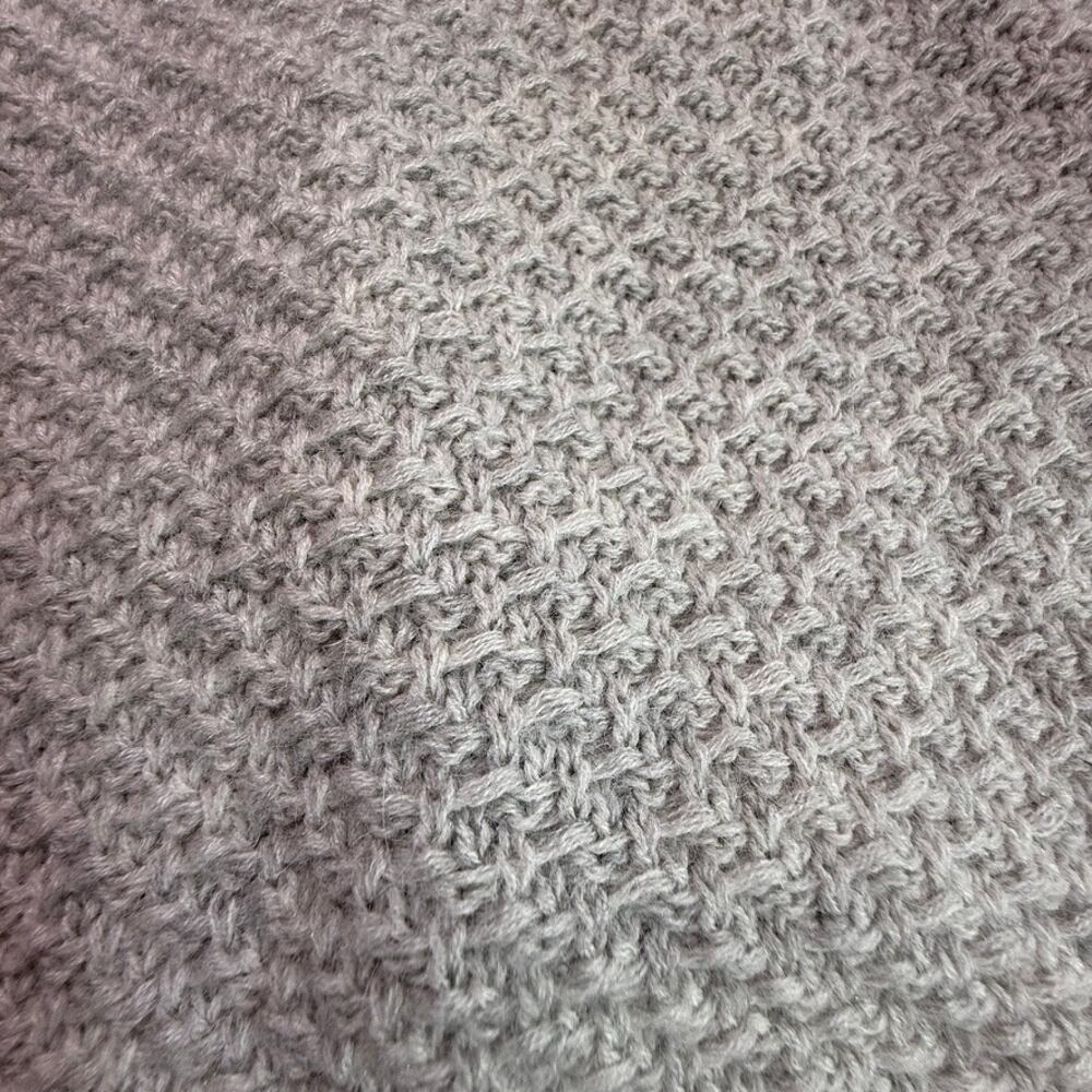 Banana Republic Alpaca Merino Wool Blend Funnel Neck Sweater Gray Small - Picture 9 of 12